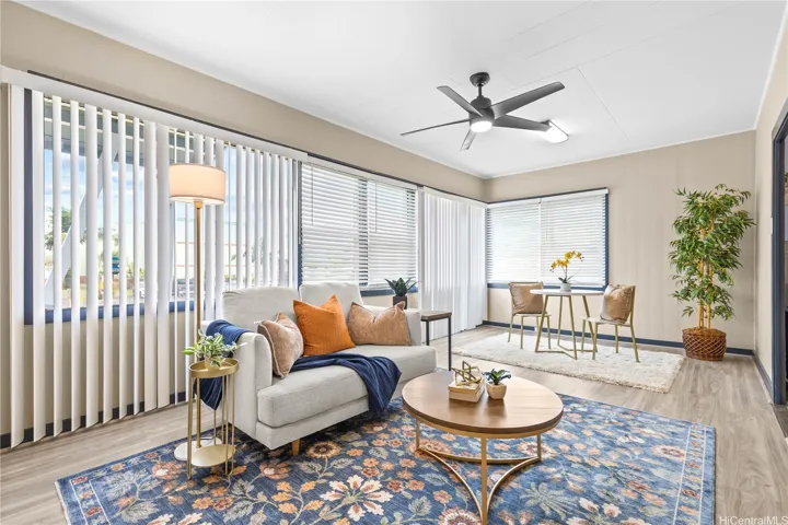 Front living and dining areas