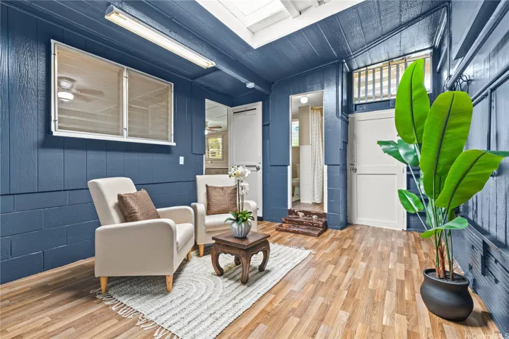Back Living/Gathering Area under a Skylight