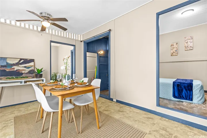 Middle Area with 2 BR's and Bath
