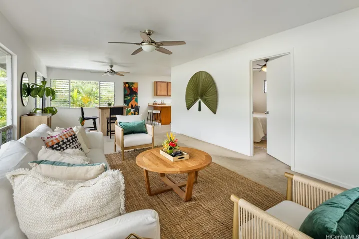 Second floor living room
