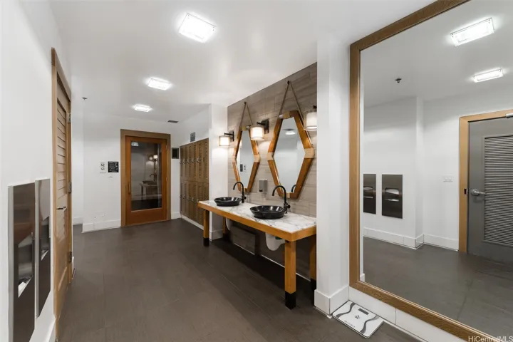 locker room