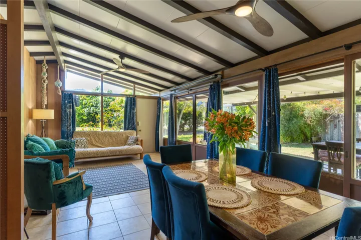 Clean Mid Century design offers lots of natural light.