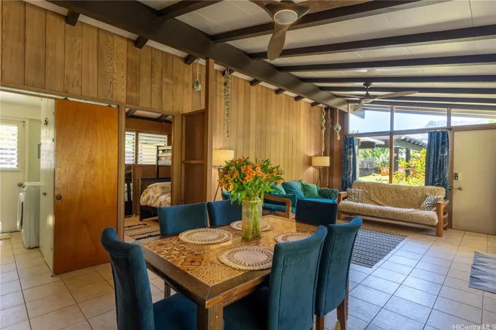 Well maintained home with high ceilings and open concept design.