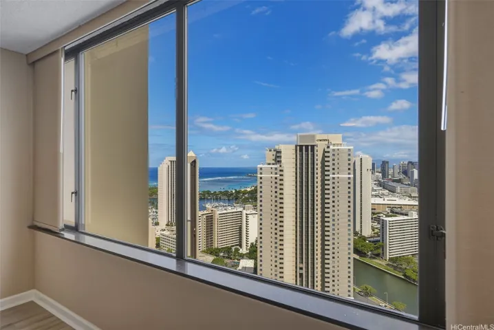 View from living area.