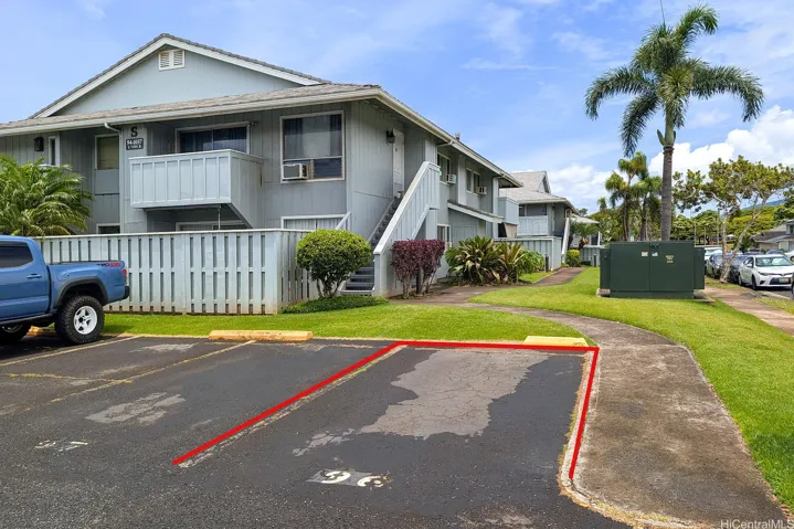 1st parking stall in the lot and corner location is just steps to your unit.