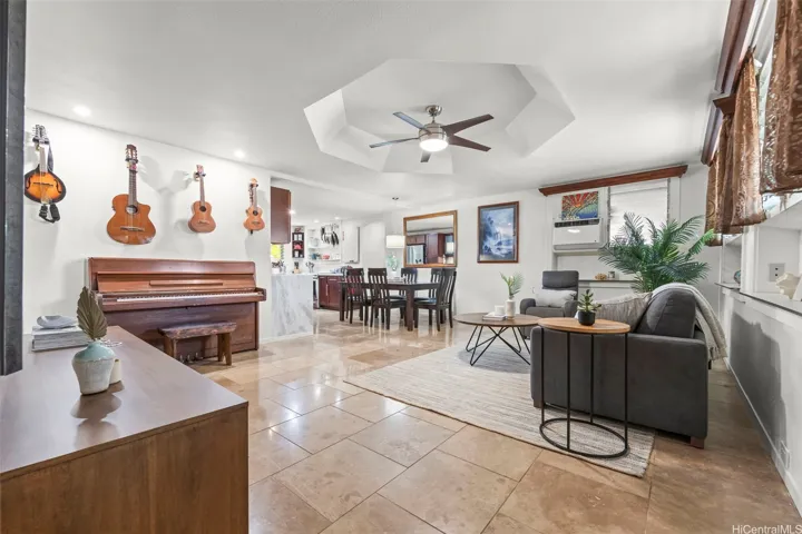 Front door opens up to an open floor plan