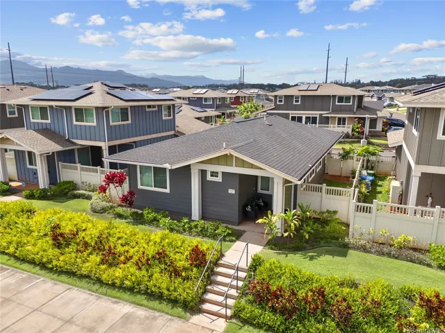 You're here at 94-1133 Halekukui St. #8--a nearly new, SINGLE-LEVEL detached home in desirable Waioha II at Koa Ridge, featuring a fresh, island-inspired exterior color palette.