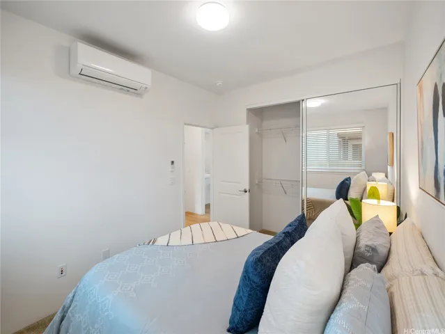 Bedroom #2 features a split A/C system for personalized year-round comfort