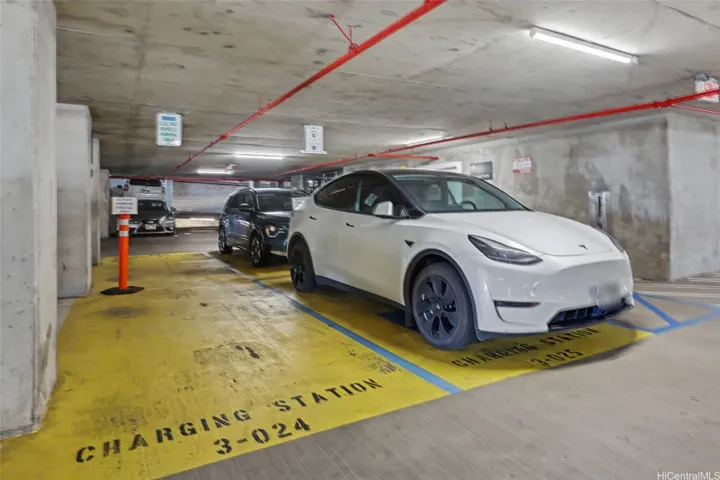 Electric car charging stations