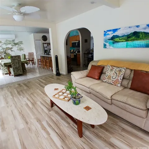 Open living & dining rooms with great natural light.