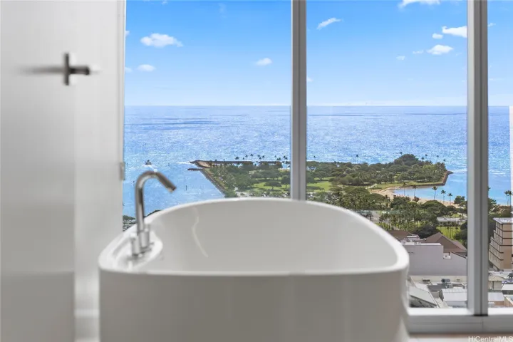 view from primary bathroom