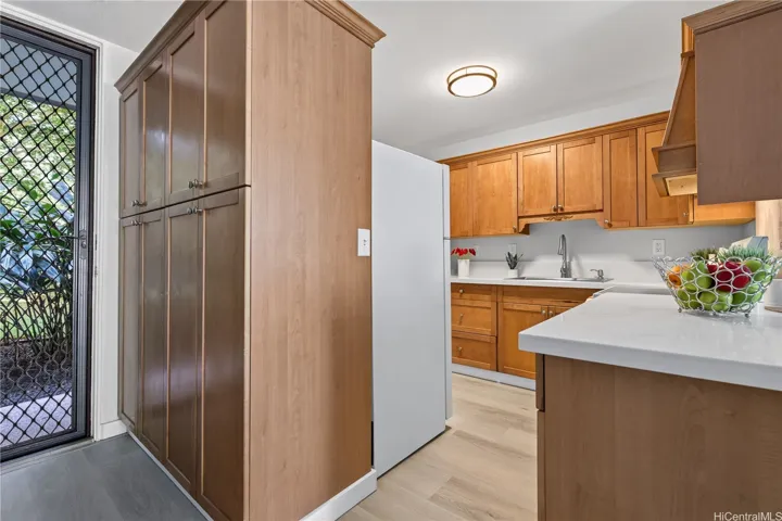 Huge amount of extra storage near the front door for shoes, dishes, pantry items and more!