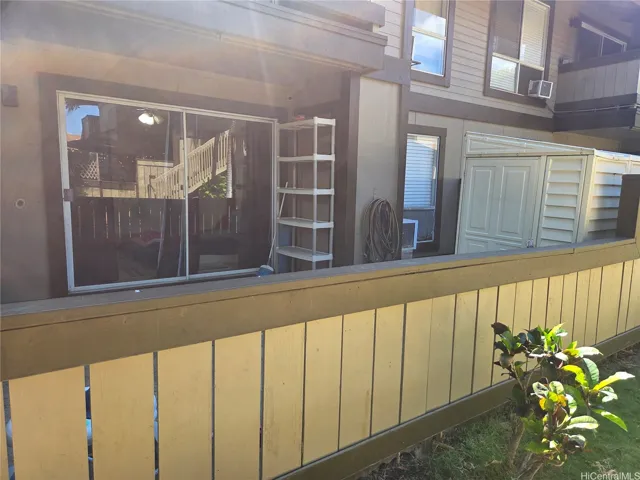 Back patio - actual. Very large, great for outdoor living!