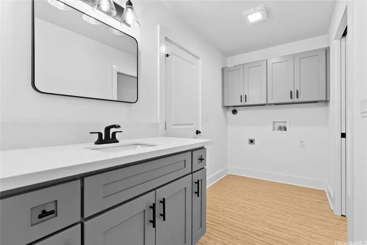 Laundry Room ready for your Washer and Dryer