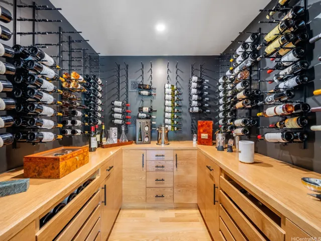 A wine room you can appreciate.