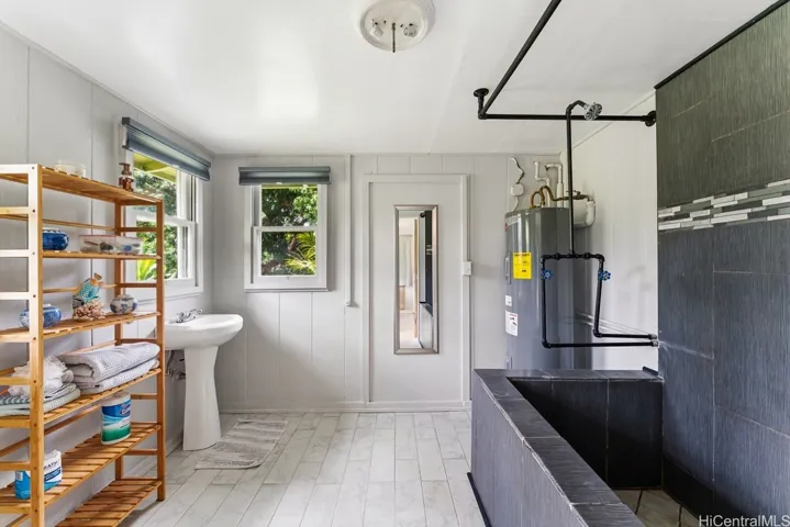 Bathroom in the separate portion