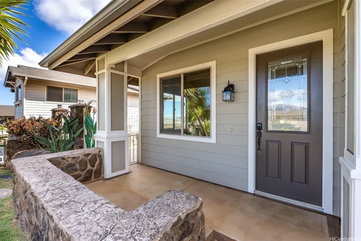 Front lanai with lovely views