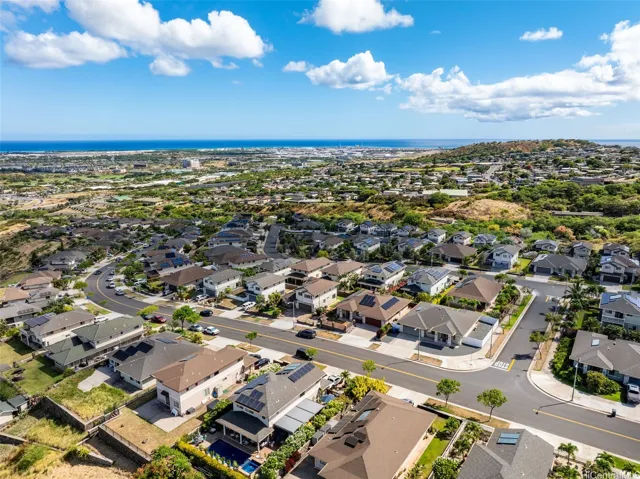 Arial view of property
