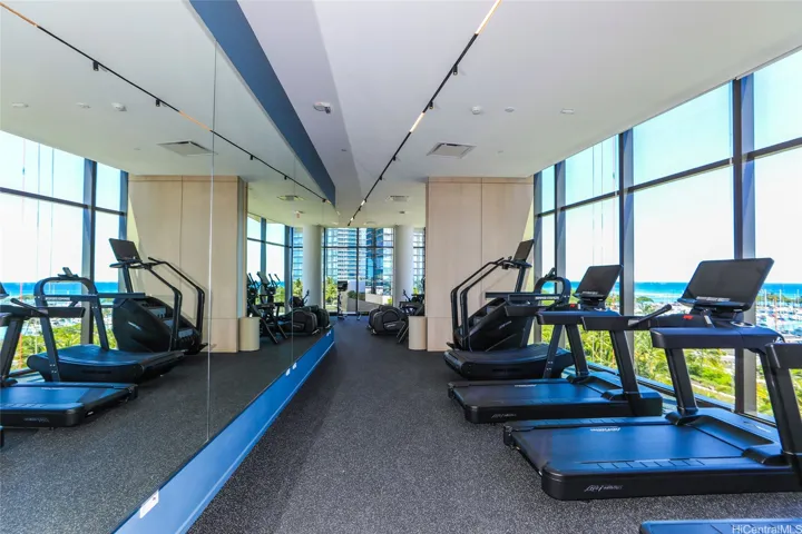 Indoor fitness with a view!