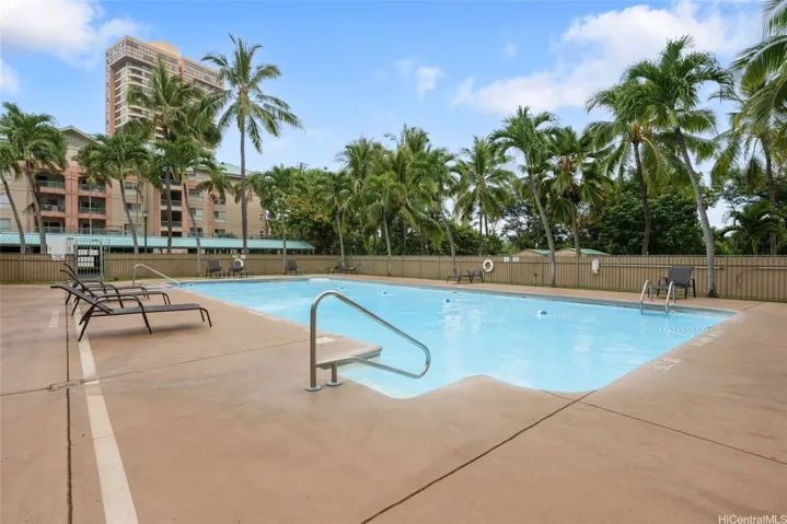 Gated recreation area with pool facing building 3
*Enhanced*