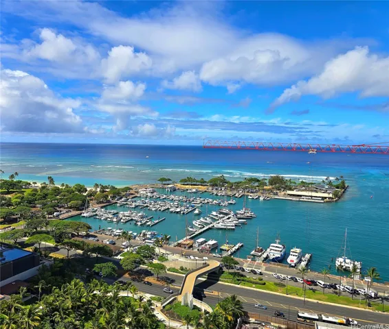 Spectacular Direct Unobstructed "Forever" Harbor, Ocean & Victoria Ward Park views from the living, dining & kitchen...Simply Awesome!