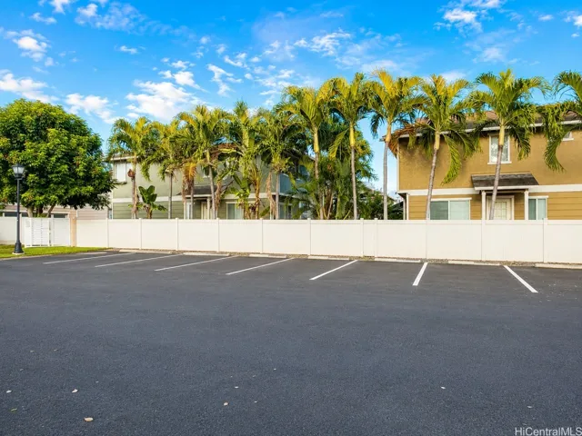 Guest parking directly across from the home