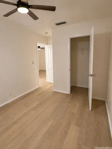 2nd bedroom with mini walk-in closet