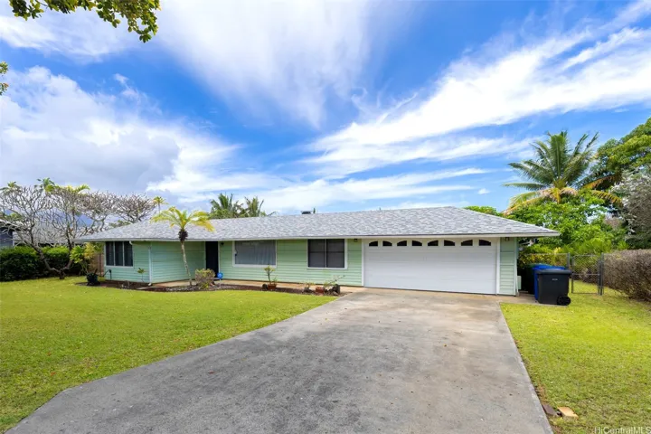 Single level, enclosed two car garage and plenty of driveway parking for family and guests. Welcome Home!