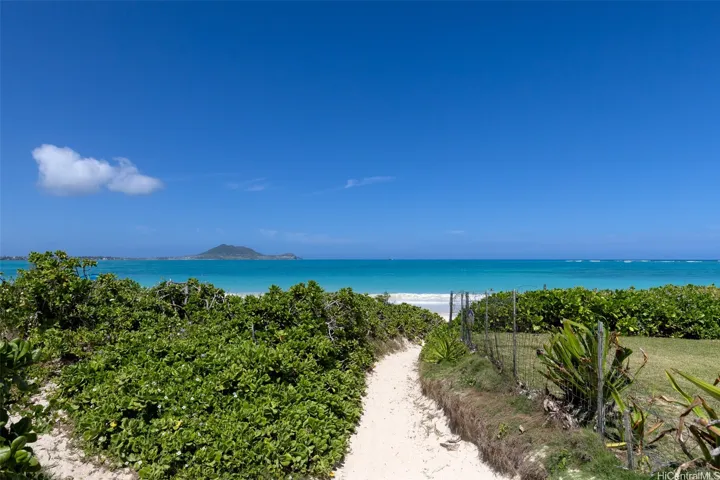 Beautiful Kailua Beach is a short distance from the home!