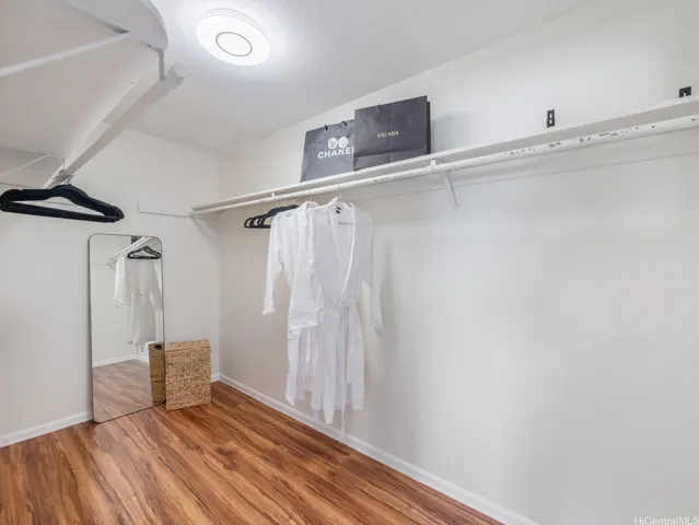 XL walk in primary closet