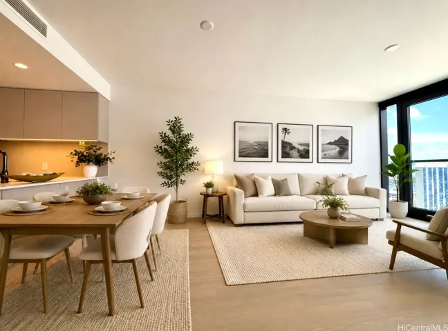 Spacious Living / Dining area *** enhance photo