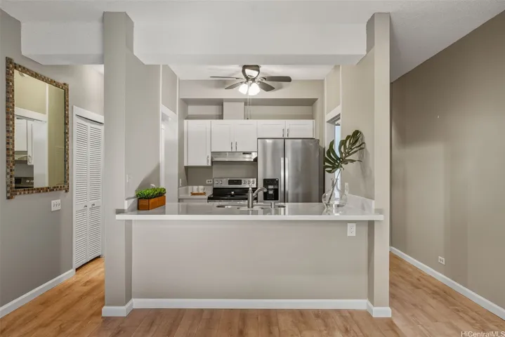 Brand new kitchen cabinets, countertops, fridge!