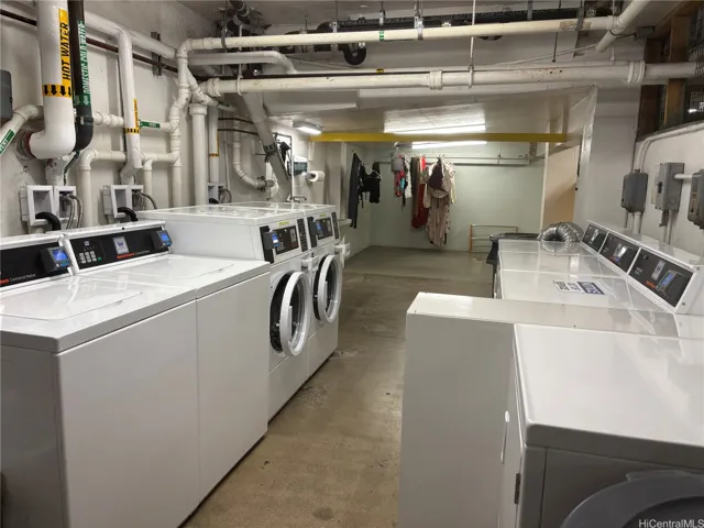 Laundry room in the basement.