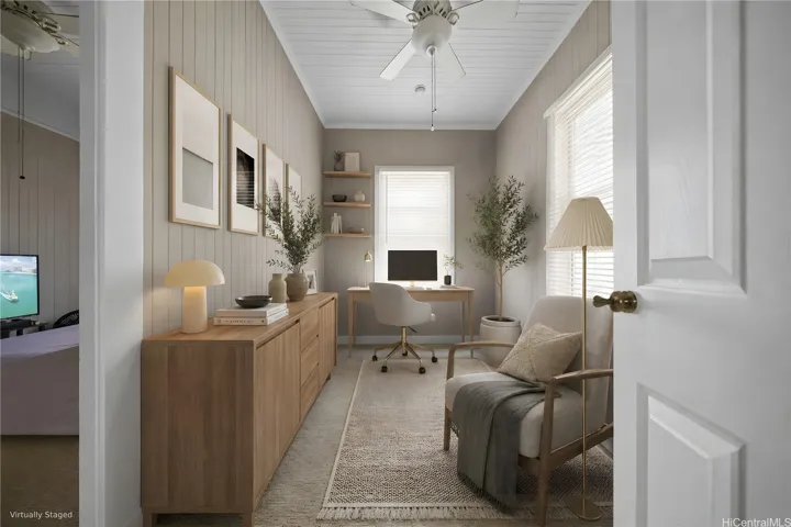 Office area/bedroom #3 in 207 Concordia.