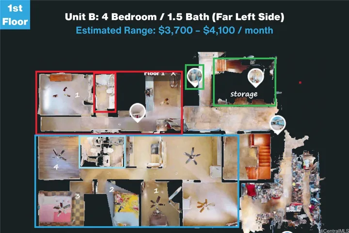Manuu Floor Plan with Rental Estimate