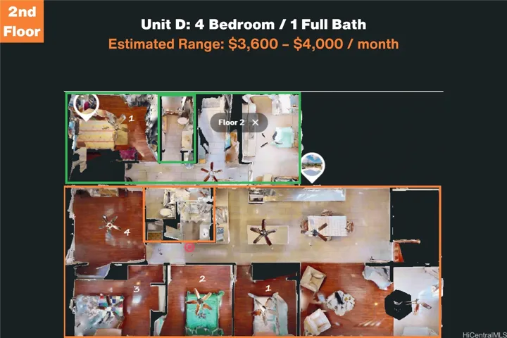 Manuu Floor Plan with Rental Estimate