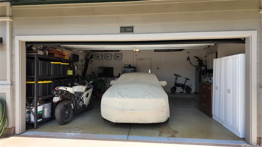 Main house 2-car garage.