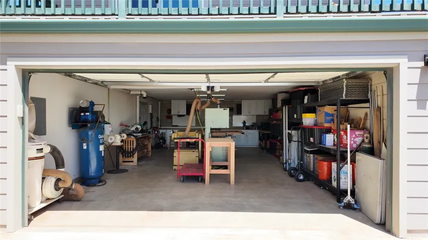 The second enclosed garage is 30 feet to the back wall.
