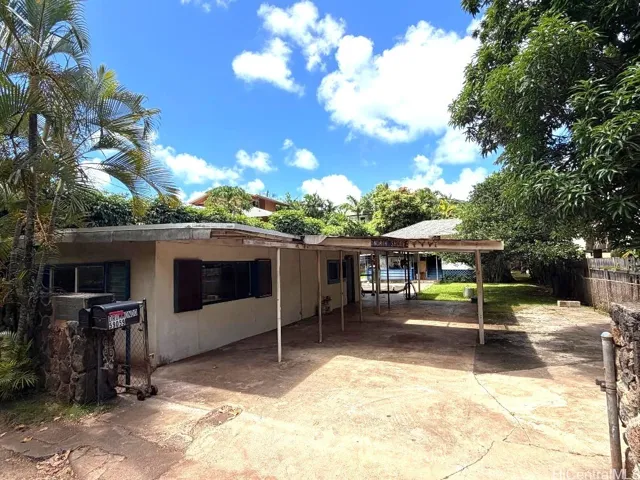 Front, "2nd structure" with permitted dwelling in the back.