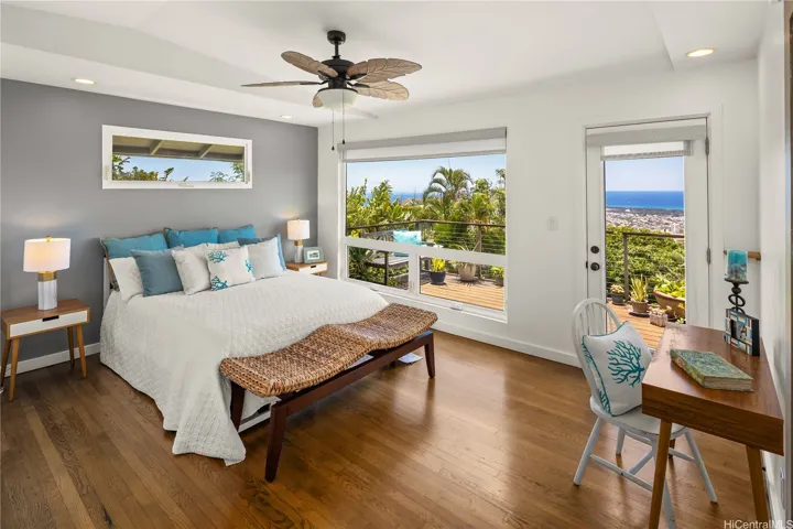 Primary Suite includes its own deck and beautiful bathroom.