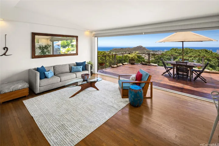 Rich hardwood flooring adds to the charm of this home.