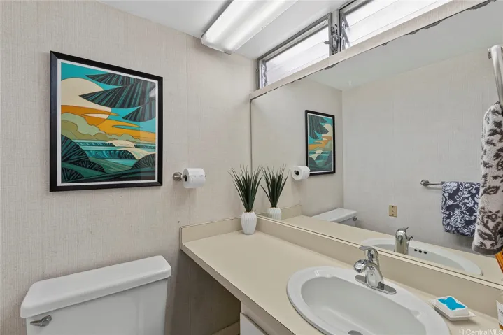Downstairs half bath