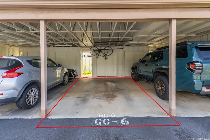 Covered parking