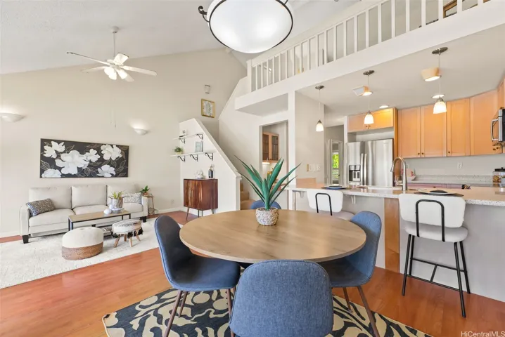 High vaulted ceilings