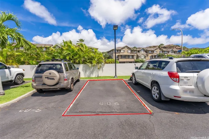Uncovered parking