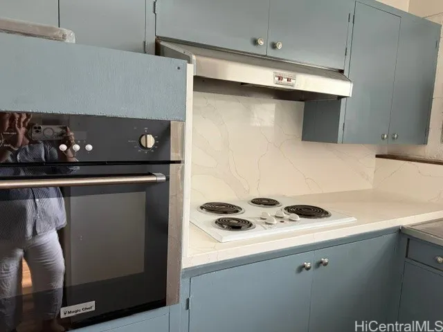 cook top and in wall oven