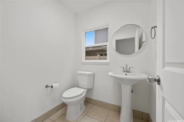 Lower level half bath for guests