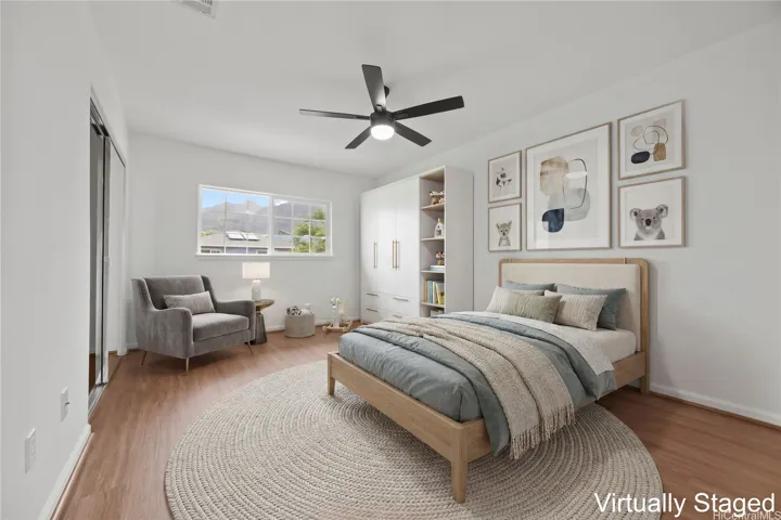 Third bedroom with mountain views