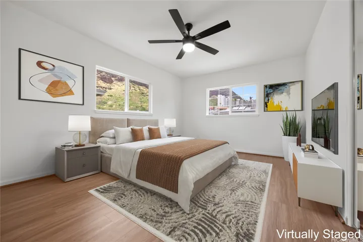 Second corner bedroom with mountain views