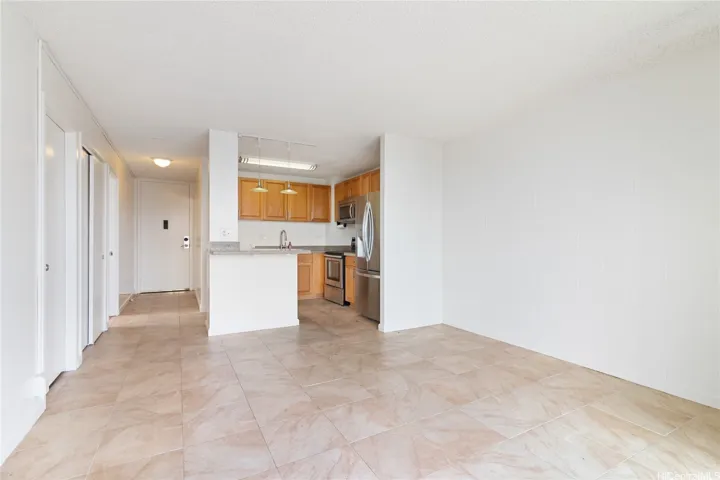 Open Concept Kitchen & Living Room- View 2